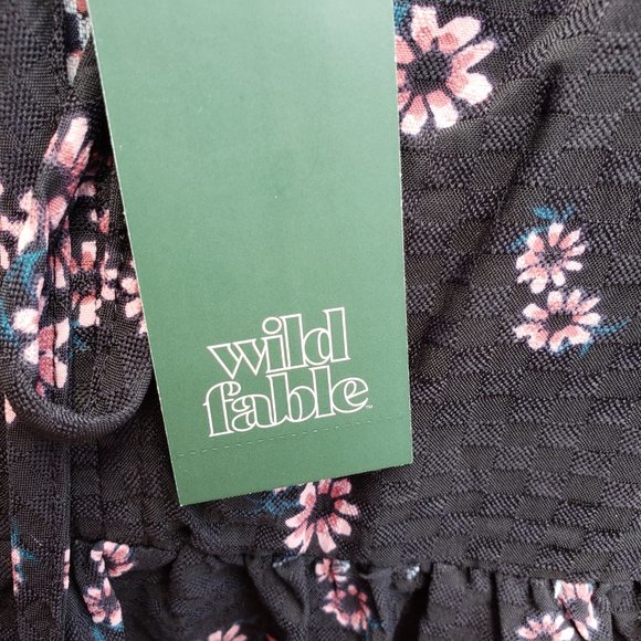 Wild fable long sleeve floral peasant dress Large - Picture 8 of 10